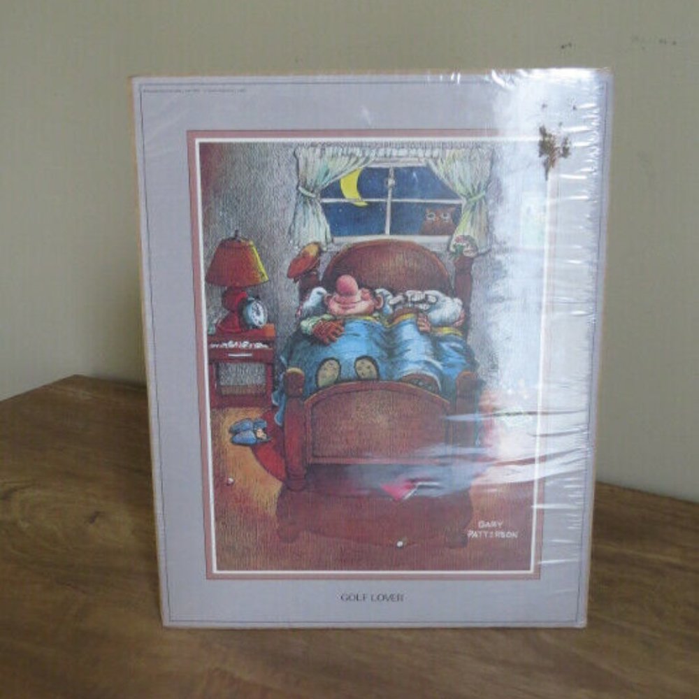 Vintage Gary Patterson The Golf Lover Print